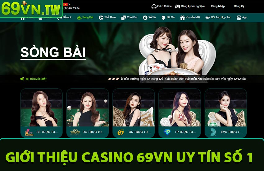 Casino 69VN - Trang Chơi Casino Trực Tuyến Uy Tín 2025