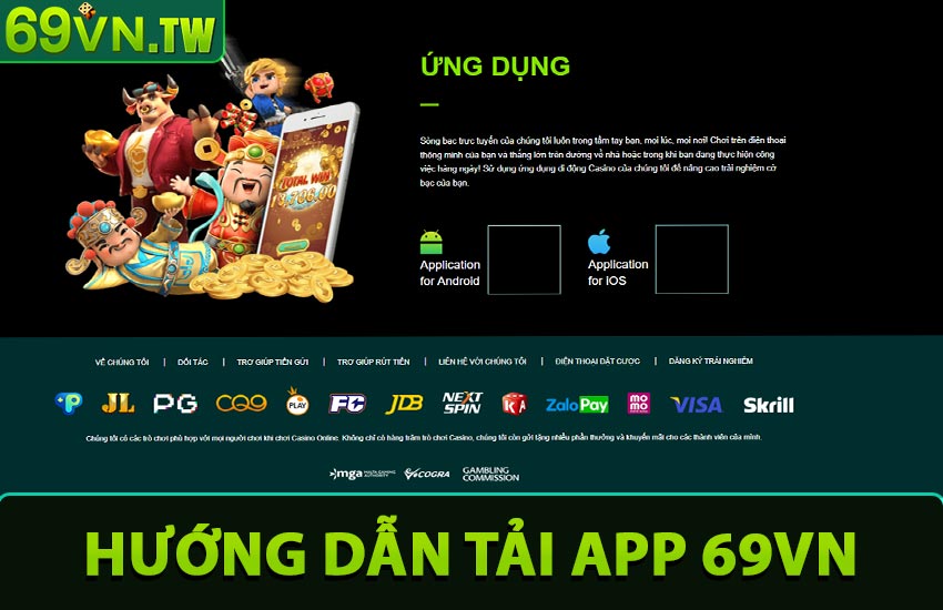 Hướng dẫn tải app 69VN cụ thể từ nhà cái